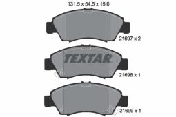 KLOCKI HAM./PRZ/ HONDA CIVIC 92- TEXTAR 2169701
