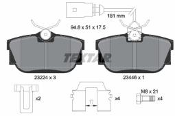 KLOCKI HAM./TYŁ/ VW T4 2,5 99- TEXTAR 2322416