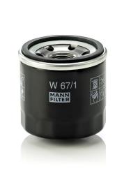 FILTR OLEJU MAZDA BENZ. 1,0-1,8 16V MANN HUMMEL W 67/1