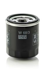 FILTR OLEJU CITROEN BENZ. 1,0 05- /C1,PEUGEOT 107/ MANN HUMMEL W 68/3