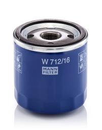FILTR OLEJU FIAT BENZ. 1,4-1,8 16V 97- /BRAVA,PUNTO/ MANN HUMMEL W 712/16