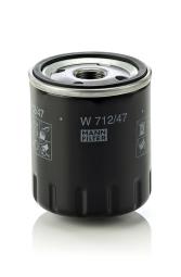 FILTR OLEJU RENAULT BENZ. 1,7-3,0 83- /ZAWÓR 0,8BARA/ MANN HUMMEL W 712/47