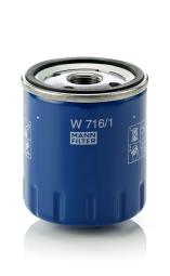 FILTR OLEJU CITROEN BENZ. 1,1-1,6 16V MANN HUMMEL W 716/1