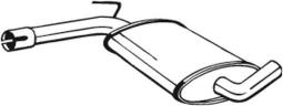 TŁUMIK VW PASSAT 1,6-1,8 88-92 /ŚRODKOWY BOSAL BOS233-481