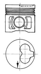 TŁOK VW 2,4D @80,50 /+1,00/ 91- KOLBENSCHMIDT 91 386 630