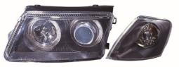 REFLEKTOR VW PASSAT 97-99 /KPL/ + KIER. ANGEL EYES CZARNY DEPO DE441-1178PXNDAM2