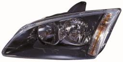 REFLEKTOR FORD FOCUS 05- /L/ /H7+H1/    /CZARNY/ DEPO DE431-1169L-LDEM2