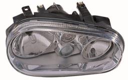 REFLEKTOR VW GOLF IV 98- /P/ /H7+H1+H3/ DEPO DE441-1130R-LDEMF   S