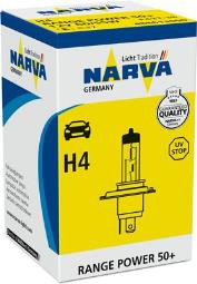 ŻARÓWKA H4 12V  60W/55W /RANGE POWER/+50% NARVA NAR 48861
