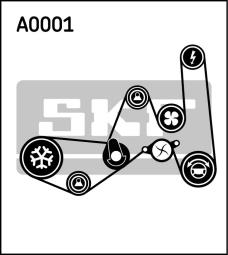 ZESTAW ROZRZ./SKF/ SKF VKMC 31051-2