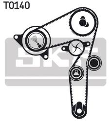 ZESTAW ROZRZĄDU FIAT 1,9JTD 97-         /+ POMPA WODY/ SKF VKMC 02176