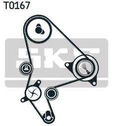 ZESTAW ROZRZĄDU PEUGEOT 2,0HDi 99- /+ POMPA WODY/ SKF VKMC 03247