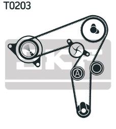 ZESTAW ROZRZĄDU OPEL 1,9CDTI 03- SKF VKMA 02190