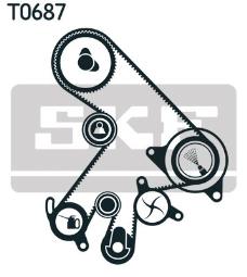 ZESTAW ROZRZĄDU TOYOTA 2,0D 99- D4D SKF VKMA 91303