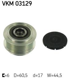 KOŁO PASOWE ALT.AUDI 3,2FSI 07- SKF VKM 03129