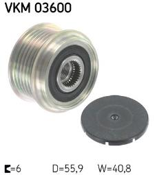 KOŁO PASOWE ALT.RENAULT CLIO 1,9dTi 00- SKF VKM 03600