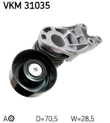 NAP.PASKA PK VW 1,4TDI 00- SKF VKM 31035