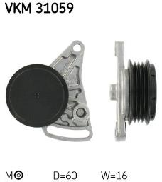 KOŁO NAP.PASKA PK VW 1,9TDI SKF VKM 31059