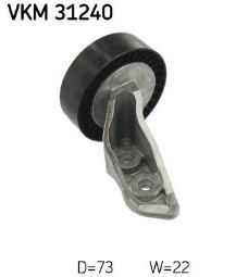 KOŁO NAP.PASKA PK VW 2,5 FSI 05- ROZ.73x17x22 SKF VKM 31240