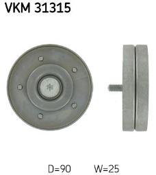 KOŁO NAP.PASKA PK AUDI 1,8-2,0 TFSI 07- SKF VKM 31315