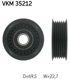 KOŁO NAP.PASKA PK OPEL 3,0 V6 CDTI SKF VKM 35212