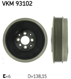 KOŁO NAP.AUDI SKF VKM 93102