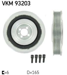 KOŁO PASOWE /SKF/ SKF VKM 93203