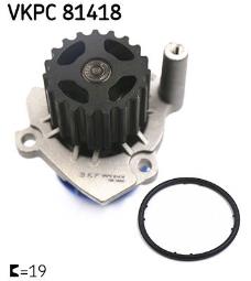 POMPA WODY AUDI 1,2-1,4TDI 00- /AQUAMAX/ SKF VKPC 81418