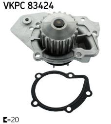 POMPA WODY CITROEN 1,9D 87- BX /AQUAMAX/ SKF VKPC 83424