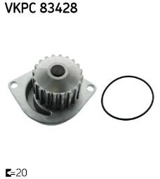POMPA WODY PEUGEOT 1,4-1,5D 93- /106/   /AQUAMAX/ SKF VKPC 83428