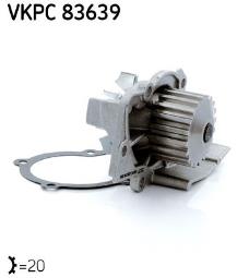 POMPA WODY CITROEN 1,9D 98- /DW8/       /AQUAMAX/ SKF VKPC 83639