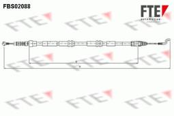 PRZEWÓD HAM./TYŁ/ VW MULTIVAN V FBS02088