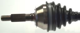 PÓŁOŚ NAP.RENAULT CLIO 1.1 / 1.2 91-98 /MT/ L (L:608/A:21) GKN/LOBRO LO 301 891