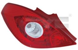 LAMPA /TYŁ/ OPEL CORSA 3D 06-07 /L/ TYC 11-11430-01-2