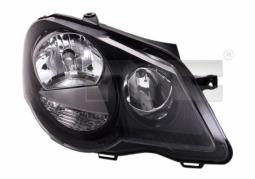 REFLEKTOR VW POLO 05- /L/ /H1/H7/       /CZARNY/ TYC 20-0730-15-2