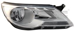 REFLEKTOR VW TIGUAN 07- /P/ H7/H7 +SILNICZEK TYC 20-11765-05-2