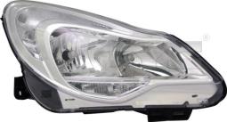REFLEKTOR OPEL CORSA D 11- /P/ TYC 20-12629-05-2