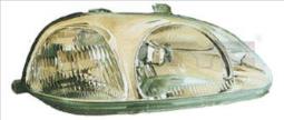 REFLEKTOR HONDA CIVIC 96- /P/ 3-D/4-D   REG.MAN. /S-TYPE/ /SREBRNY/ TYC 20-3183-01-2