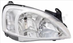 REFLEKTOR OPEL CORSA 00-02 /P/ H7+H7 /TYP VALEO/ TYC 20-6065-05-2            A