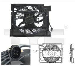 WENTYLATOR KLIM. BMW 5 E39 95- /64548370780/ TYC 803-0006