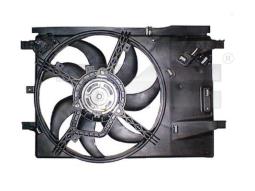 WENTYLATOR CHŁODNICY FIAT PUNTO 1,2-1,4 05-  /+AC/ 240W 390MM /Z OBUDOWĄ/ TYC 809-1002                W