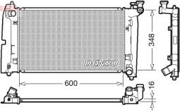 CHŁODNICA TOYOTA COROLLA ,COROLLA Verso1.4 VVT-i 02- DENSO DRM50085