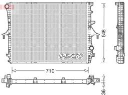 CHŁODNICA VW TOUAREG 3,2 V6 02-06 DRM02026