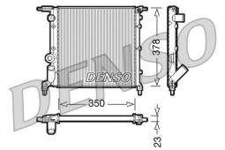 CHŁODNICA /DENSO/ DENSO DRM23005