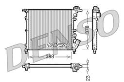 CHŁODNICA /DENSO/ DENSO DRM23002