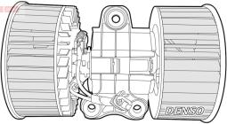 WENTYLATOR NAGRZEWNICY BMW 5(E39),X5(E5 3)  520 i 99- DENSO DEA05004