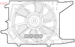 WENTYLATOR CHŁODNICY DACIA LOGAN I 1.2  16V 06- DENSO DER37003