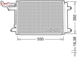 CHŁODNICA KLIMY VW GOLF V 05- DENSO DCN32032