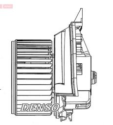 WENTYLATOR NAGRZEWNICY /DENSO/ DENSO DEA20202