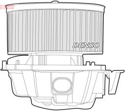 WENTYLATOR NAGRZEWNICY RENAULT MODUS  1 .2  04- DENSO DEA23014